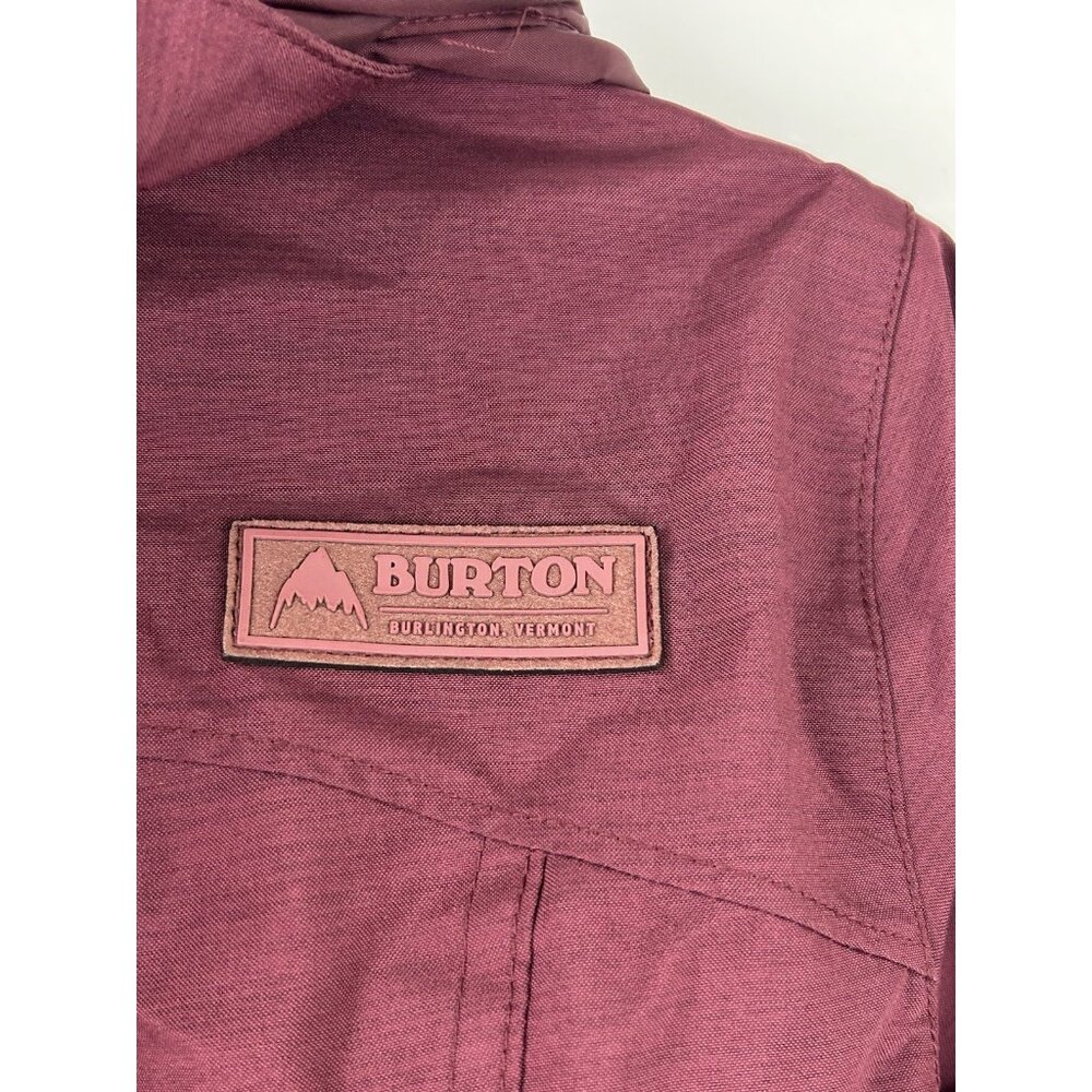 Burton Small Ski/Snowboard Full Zip Hooded Jet Set Jacket Women's - Picture 8 of 16